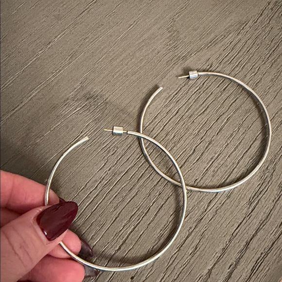 Jennifer Fisher 3” threaded hoops - Picture 2 of 2